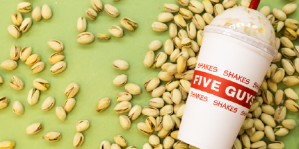 All new Pistachio Shake!